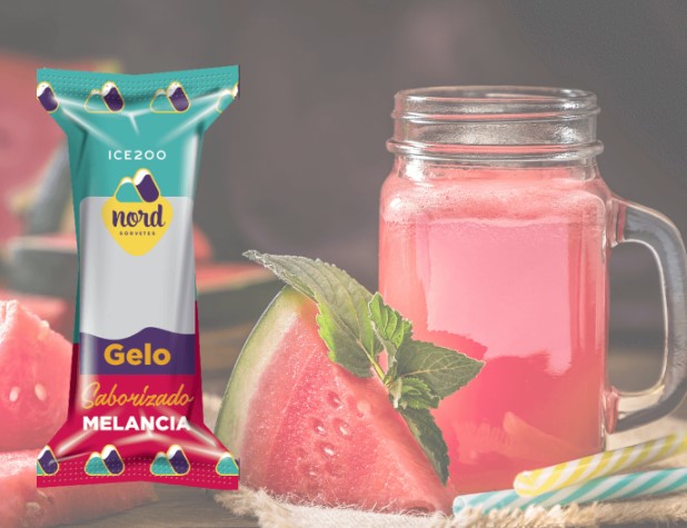 Gelo Coco Leve Sabor Melancia 200ml